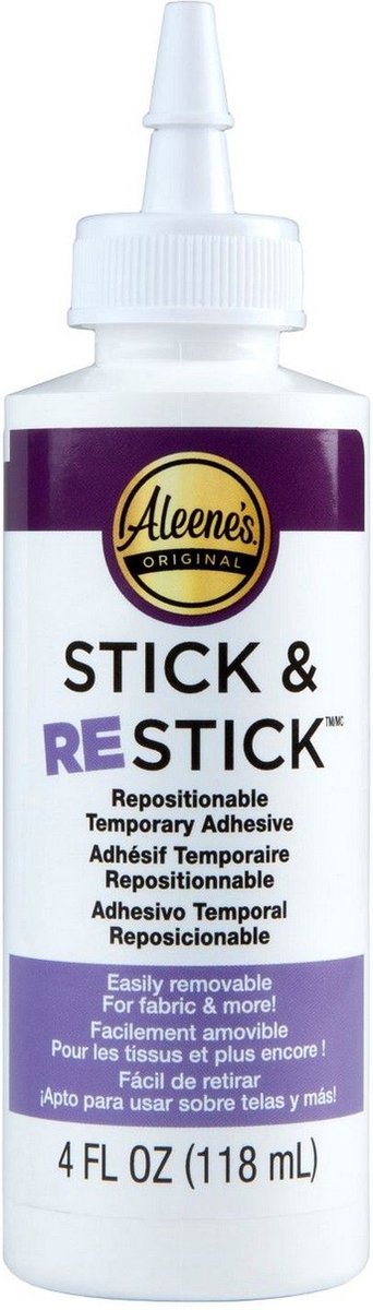 Aleenes Lijm - Stick & Restick - Respositionable - 118ml